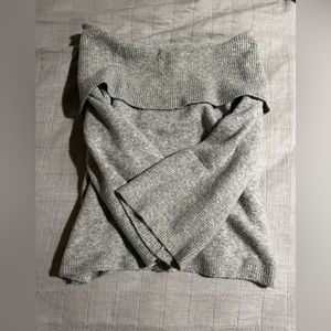 Gray Off the Shoulder sweater